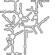 E coli SSU Contour Line